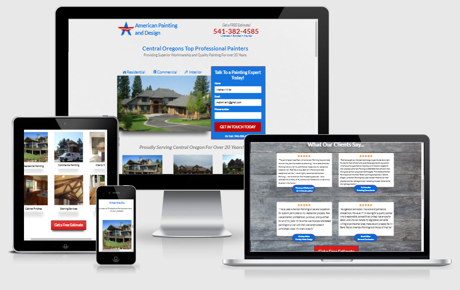 Contractor Website Design 